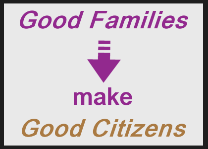 Good families Make Good Citizens